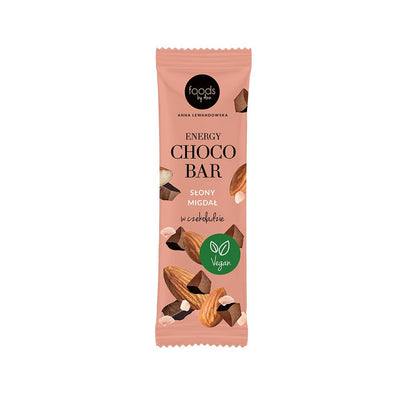 Foods by Ann Energy Choco Bar Salty Almond 35g - Foods by Ann - Vesa Beauty