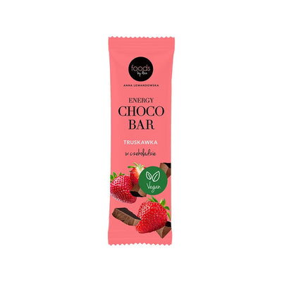 Foods by Ann Energy Choco Bar Strawberry in chocolate 35g - Foods by Ann - Vesa Beauty
