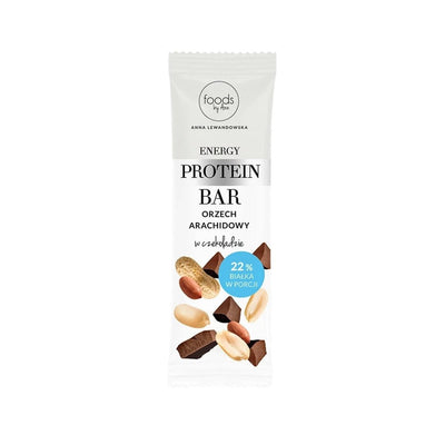 Foods by Ann Energy Protein Bar Peanut in chocolate 35g - Foods by Ann - Vesa Beauty