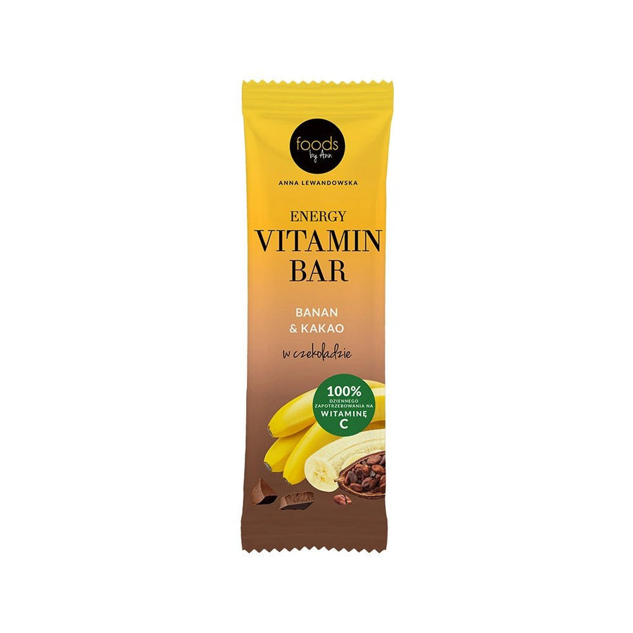 Foods by Ann Energy Vitamin Bar Banana & Cocoa 35g - Foods by Ann - Vesa Beauty