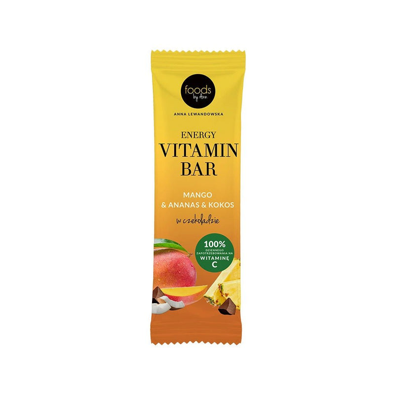 Foods by Ann Energy Vitamin Bar Mango & Pineapple & Coconut 35g - Foods by Ann - Vesa Beauty