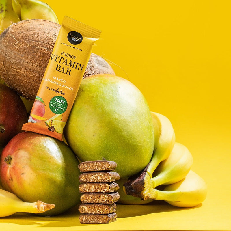 Foods by Ann Energy Vitamin Bar Mango & Pineapple & Coconut 35g - Foods by Ann - Vesa Beauty