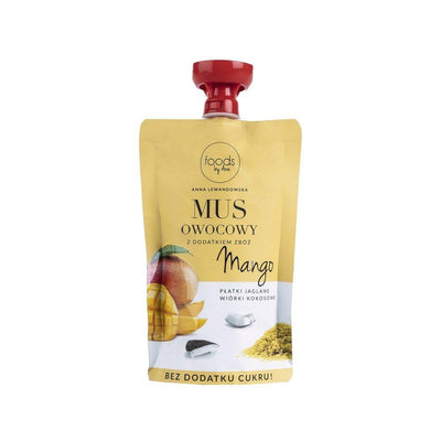 Foods by Ann Fruit puree with mango & millet flakes & coconut shreds 100g - Foods by Ann - Vesa Beauty