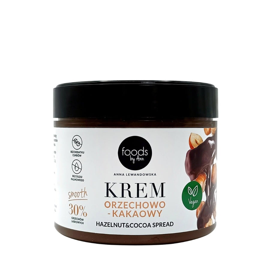 Foods by Ann Hazelnut & Cocoa Spread 30% Smooth 250g - Foods by Ann - Vesa Beauty