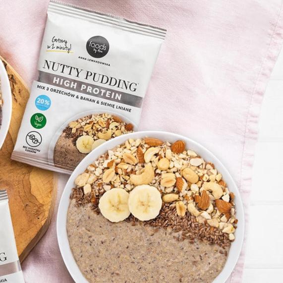 Foods by Ann Nutty Pudding mix of 3 nuts, banana & flaxseed 50g - Foods by Ann - Vesa Beauty