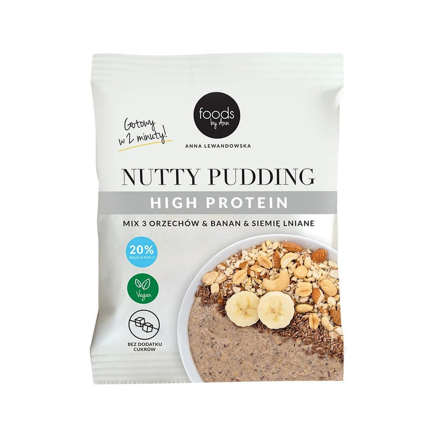 Foods by Ann Nutty Pudding mix of 3 nuts, banana & flaxseed 50g - Foods by Ann - Vesa Beauty