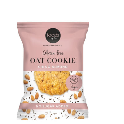 Foods by Ann Oat cookie Chia & Almond 50g - Foods by Ann - Vesa Beauty