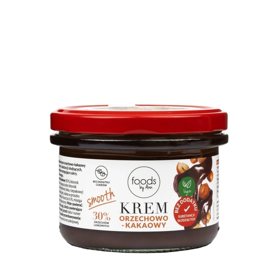 Foods by Ann Smooth Nut & Cocoa Spread 30% nuts no added sweeteners 200g - Foods by Ann - Vesa Beauty