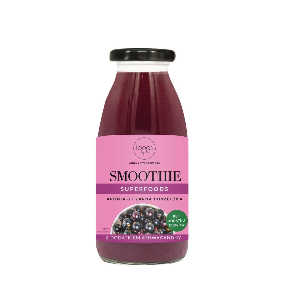 Foods by Ann Smoothie Chokeberry & Blackcurrant 250ml - Foods by Ann - Vesa Beauty