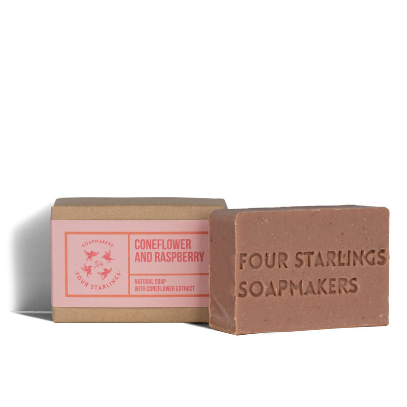 Four Starlings Coneflower and Raspberry Soap 110g - Cztery Szpaki - Vesa Beauty