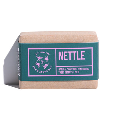Four Starlings Nettle soap with coniferous trees essential oils 110g - Cztery Szpaki - Vesa Beauty