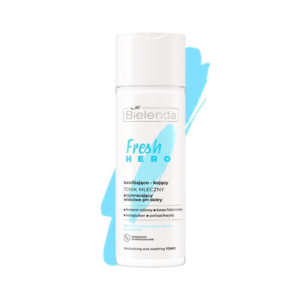 Fresh HERO Moisturising & soothing Milk Toner 200ml - Bielenda - Vesa Beauty