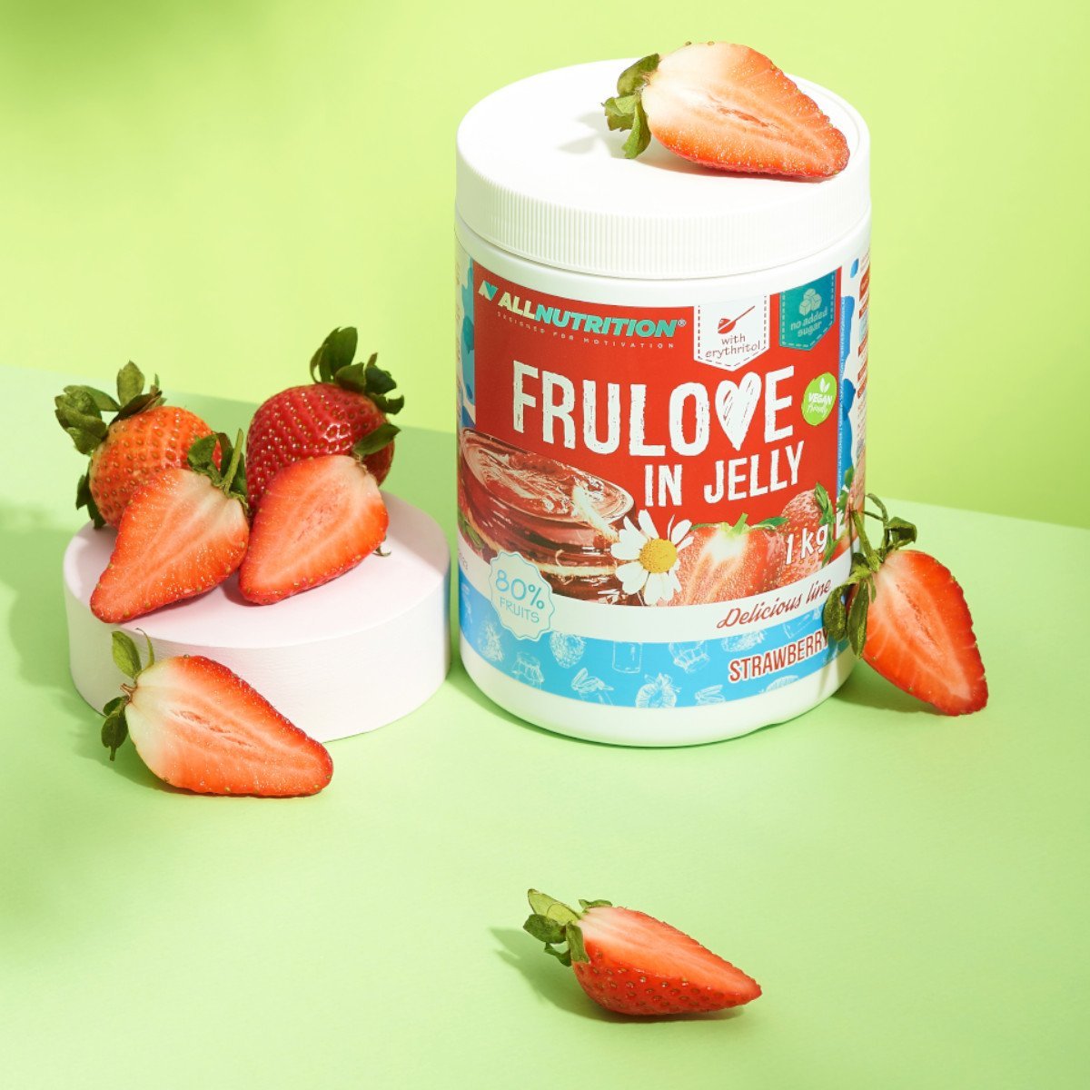 FRULOVE in Jelly Strawberry 1000g - ALLNUTRITION - Vesa Beauty