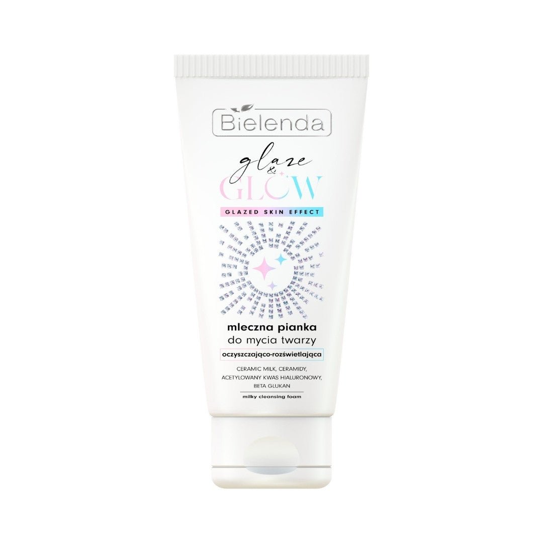 Glaze & Glow - Milky Cleansing Foam 135g - Bielenda - Vesa Beauty