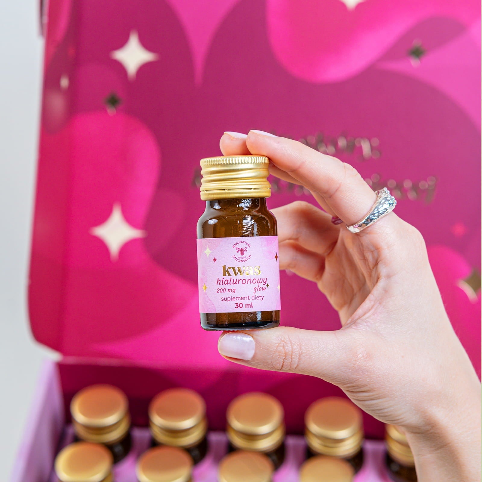 Glow+ hyaluronic acid drink 30x30ml - Sadowski Bee Gardens - Vesa Beauty