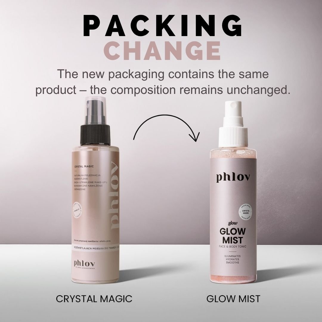 GLOW Mist - face & body tonic CRYSTAL MAGIC 150ml - Phlov - Vesa Beauty