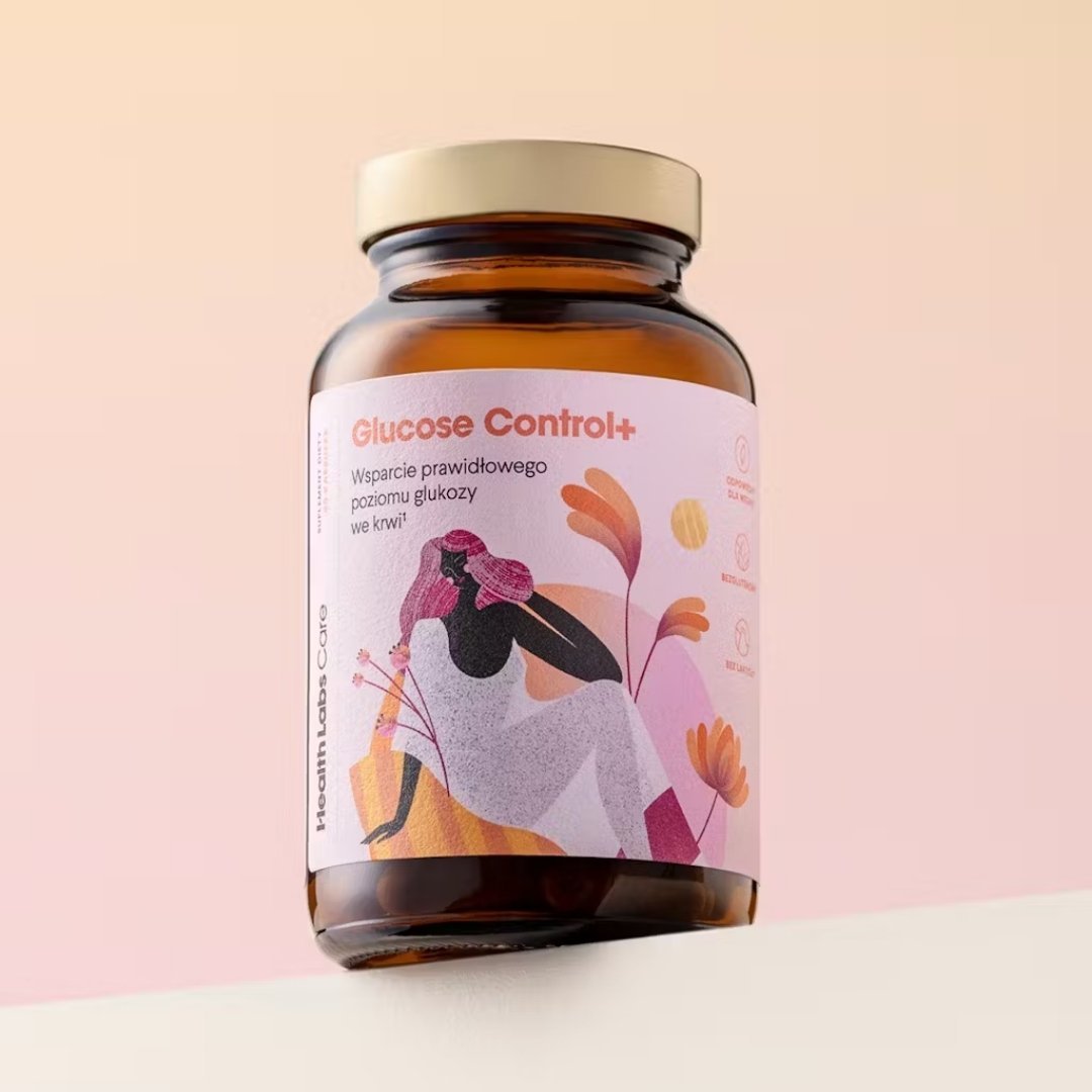 Glucose Control+ with white mulberry & berberine 90capsules - HealthLabs Care - Vesa Beauty