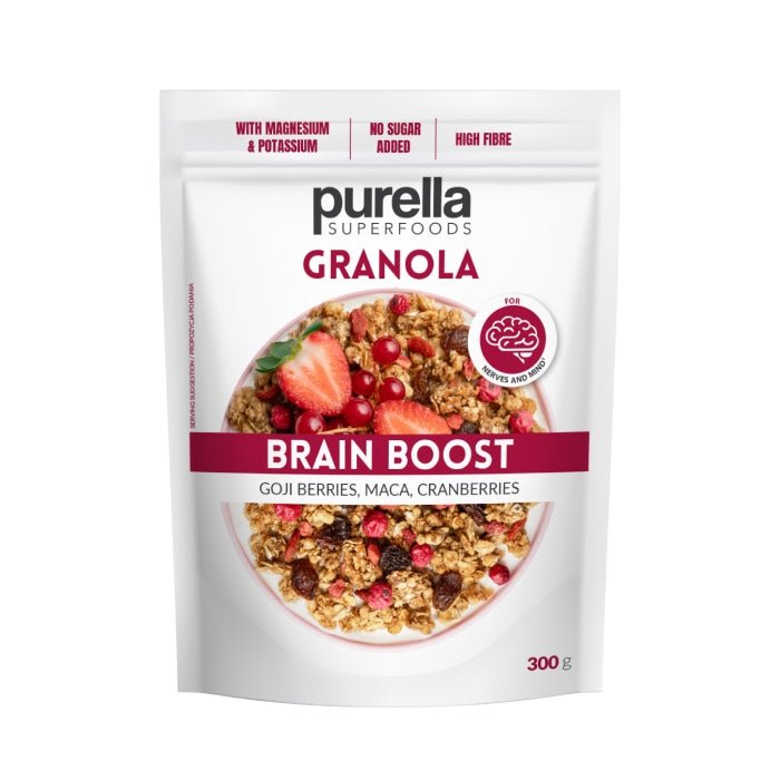 Natural Cosmetics Granola Brain Boost - goji berries, maca, cranberries 300g