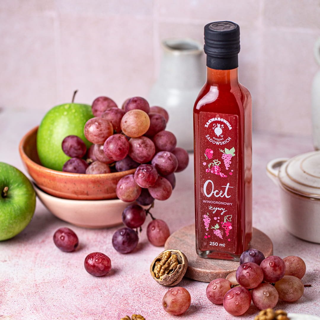 Grape vinegar 250ml - Sadowski Bee Gardens - Vesa Beauty