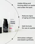 GRAVITY FIGHTER firming & rejuvenating eye & eyelid serum with 5% peptide complex, 3% stem cells & DMAE 15ml - Veoli Botanica - Vesa Beauty