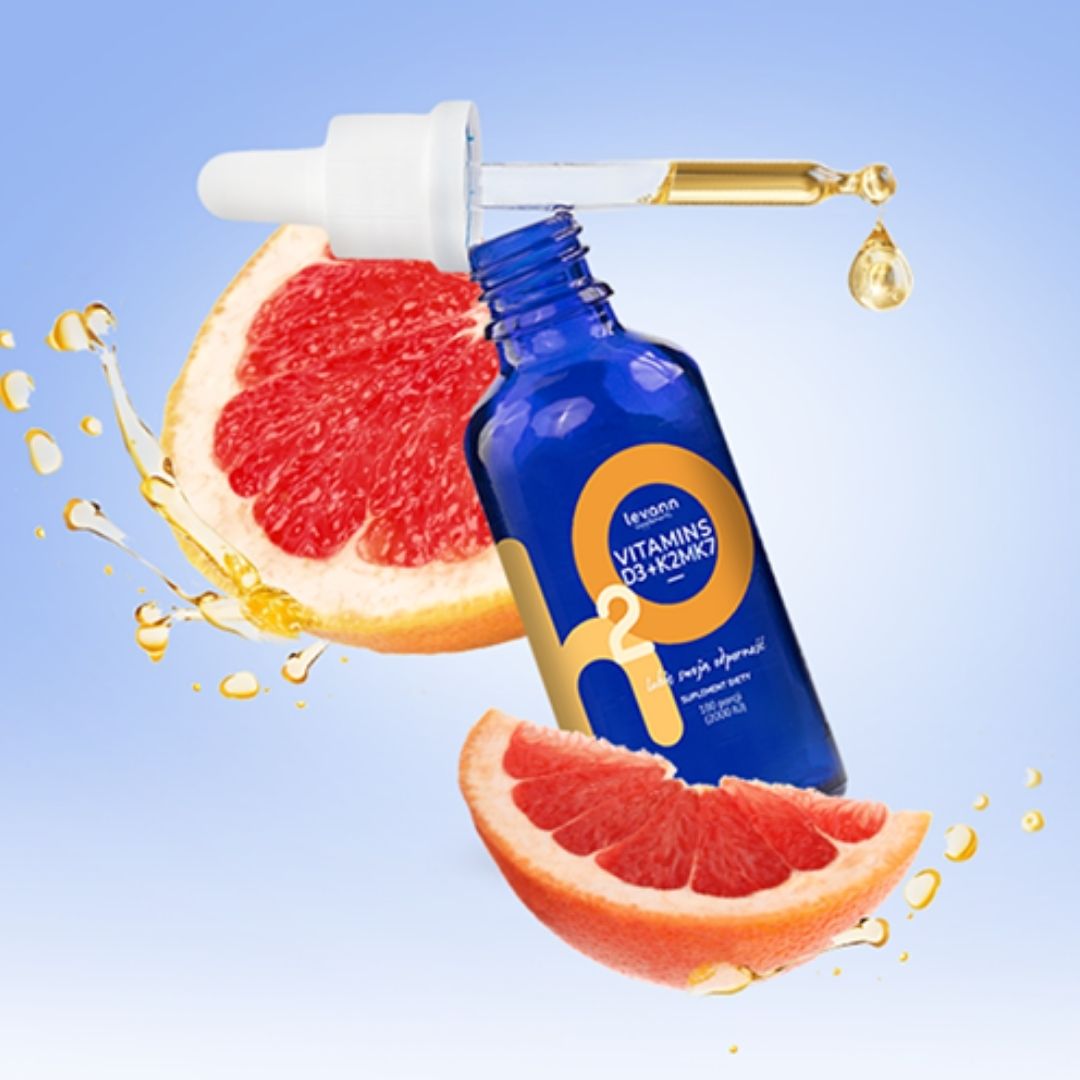 H2O Vitamin D3 + K2 MK7 Supplement 50ml - Levann - Vesa Beauty