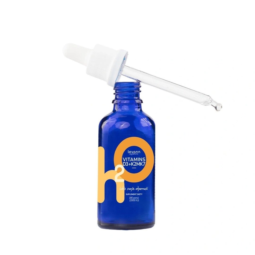 H2O Vitamin D3 + K2 MK7 Supplement 50ml - Levann - Vesa Beauty