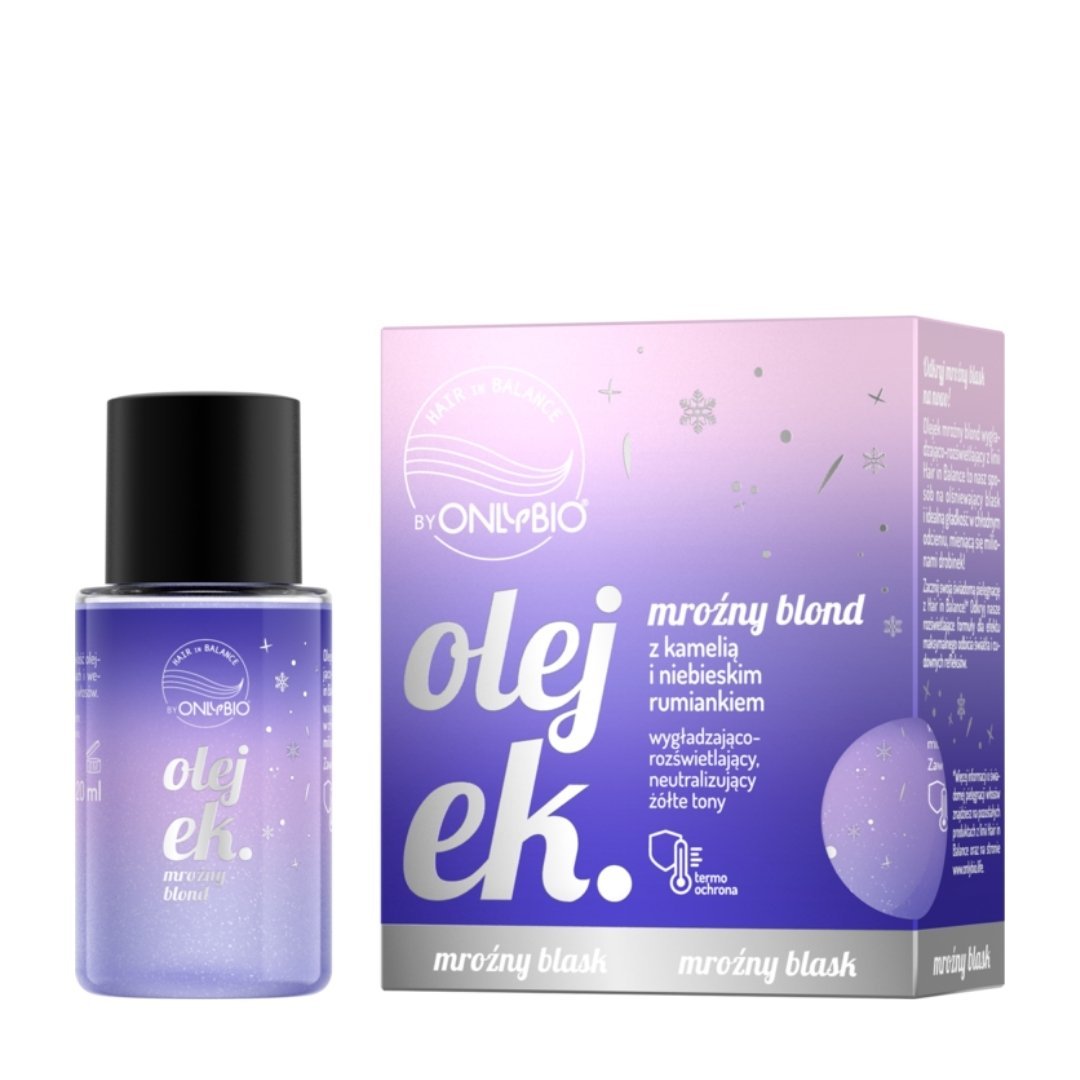 Hair in Balance - Frosty Blonde Hair Oil 20ml - OnlyBio - Vesa Beauty