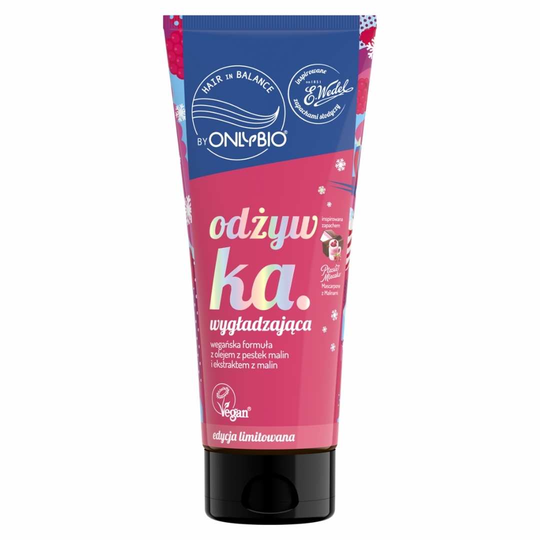 Hair in Balance - Smoothing conditioner Mascarpone with Raspberries by WEDEL 200ml - OnlyBio - Vesa Beauty
