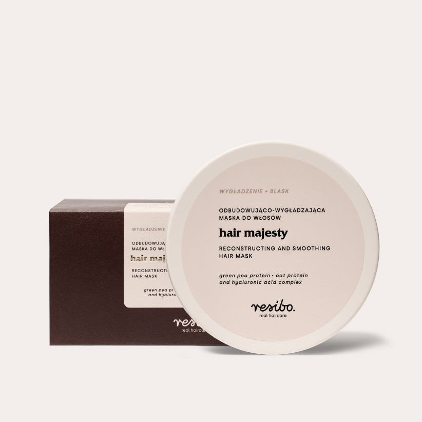 🎁 HAIR MAJESTY Reconstructing & Smoothing Hair Mask 175ml (100% off) - Resibo - Vesa Beauty
