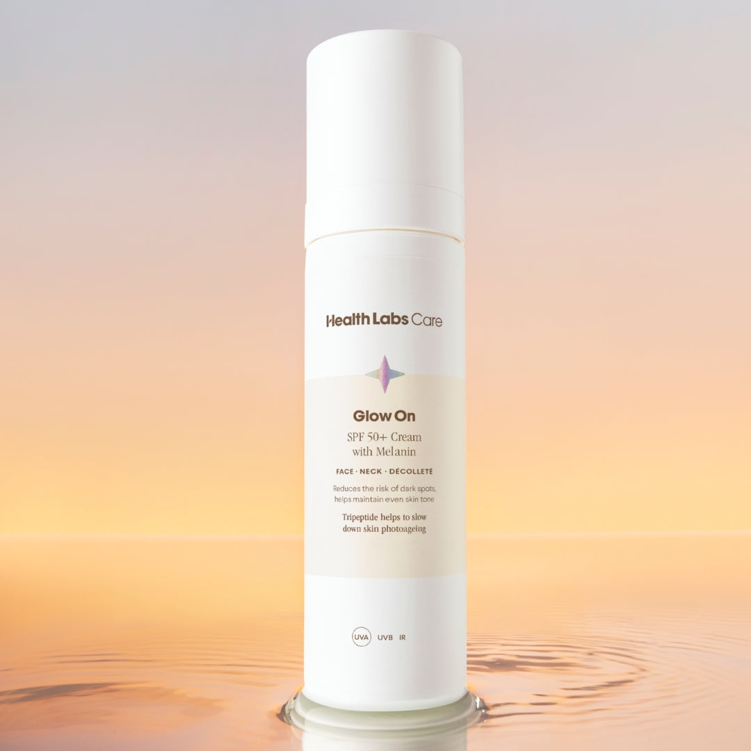 HealthLabs Care SPF 50+ Cream with melanin - Glow On 50ml - VESA BEAUTY UK