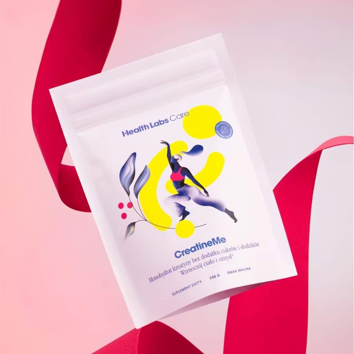 HealthLabs Care CreatineMe - Creatine monohydrate with no added sugars or sweeteners 336g - HealthLabs Care - Vesa Beauty