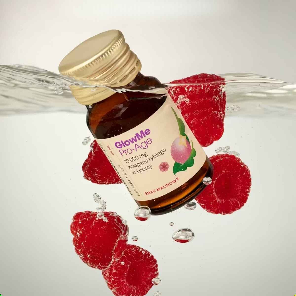 HealthLabs Care GlowMe Pro - Age (raspberry) - Collagen shots for mature skin 15shots - HealthLabs Care - Vesa Beauty