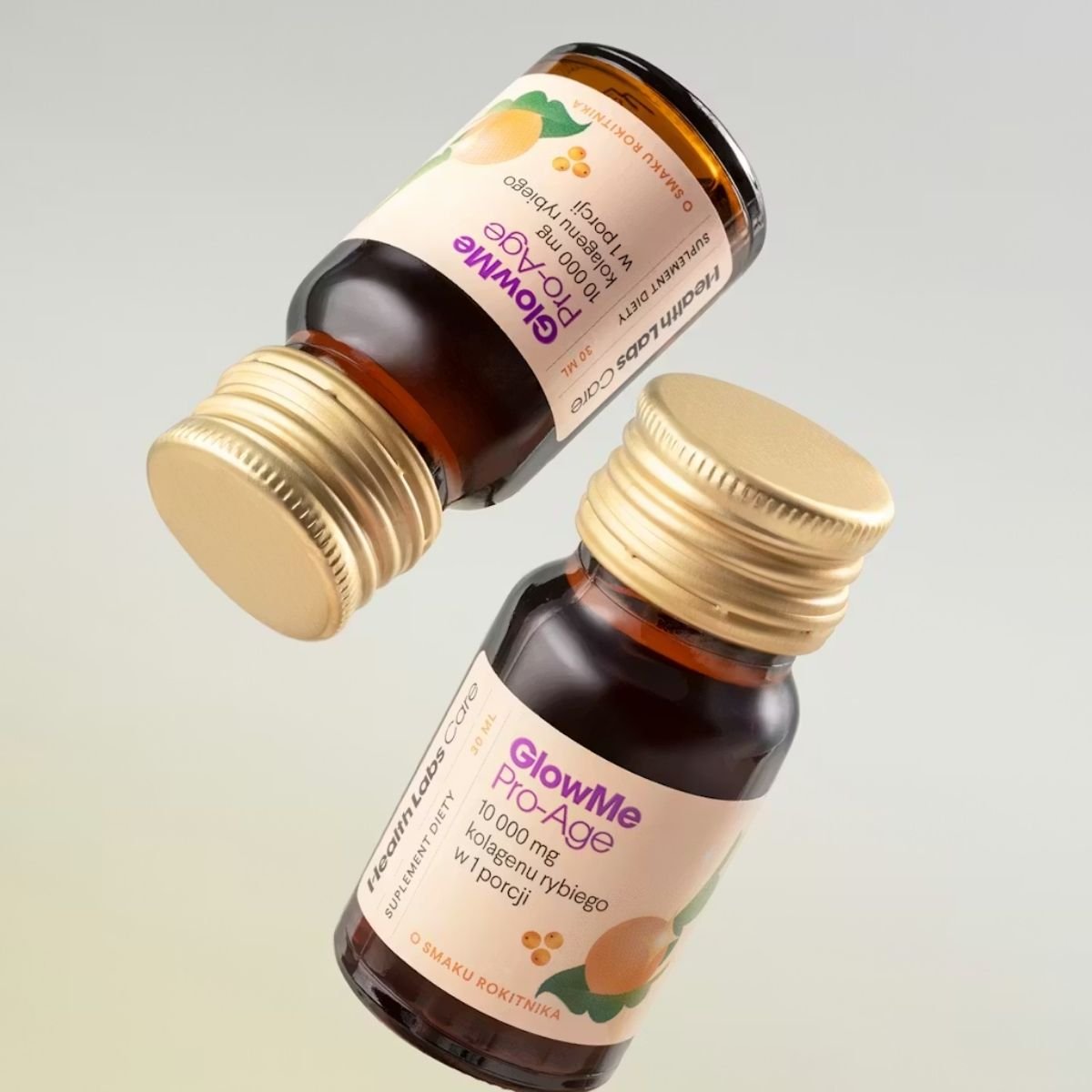 HealthLabs Care GlowMe Pro - Age (sea buckthorn) - Collagen shots for mature skin 15shots - HealthLabs Care - Vesa Beauty