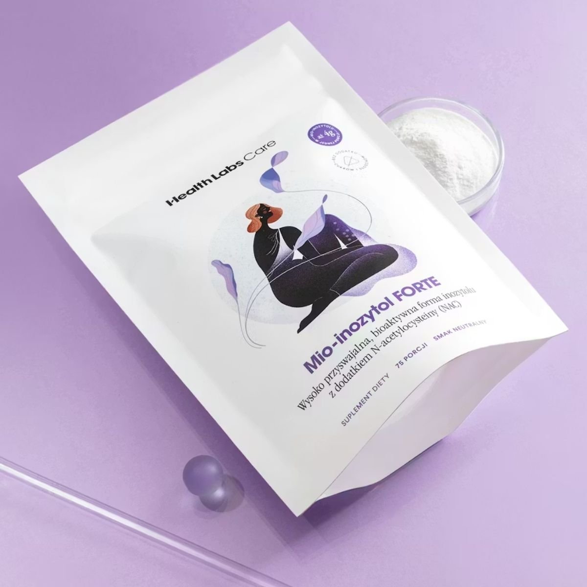 HealthLabs Care Myo - inositol FORTE with additional NAC 309g - HealthLabs Care - Vesa Beauty