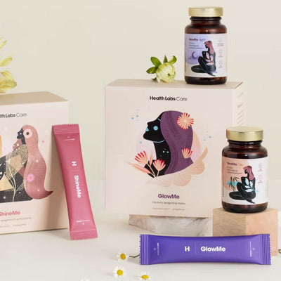 HealthLabs Care Set of 3 products - My Perfect Look (NewMe 60caps, ShineMe 30sachets, GlowMe 30sachets) - HealthLabs Care - Vesa Beauty