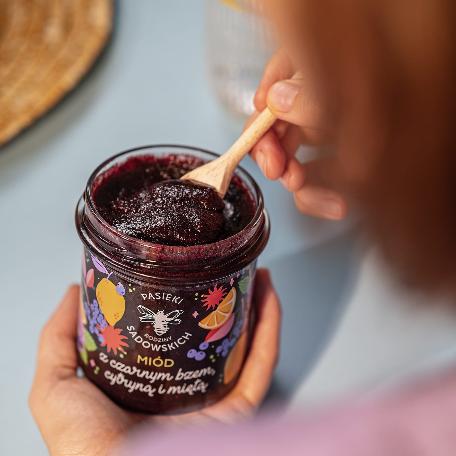 Honey with Elderflower, Lemon & Mint 430g - Sadowski Bee Gardens - Vesa Beauty