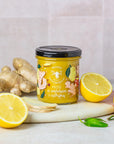 Honey with ginger & lemon 430g - Sadowski Bee Gardens - Vesa Beauty