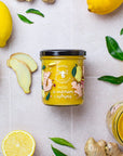 Honey with ginger & lemon 430g - Sadowski Bee Gardens - Vesa Beauty