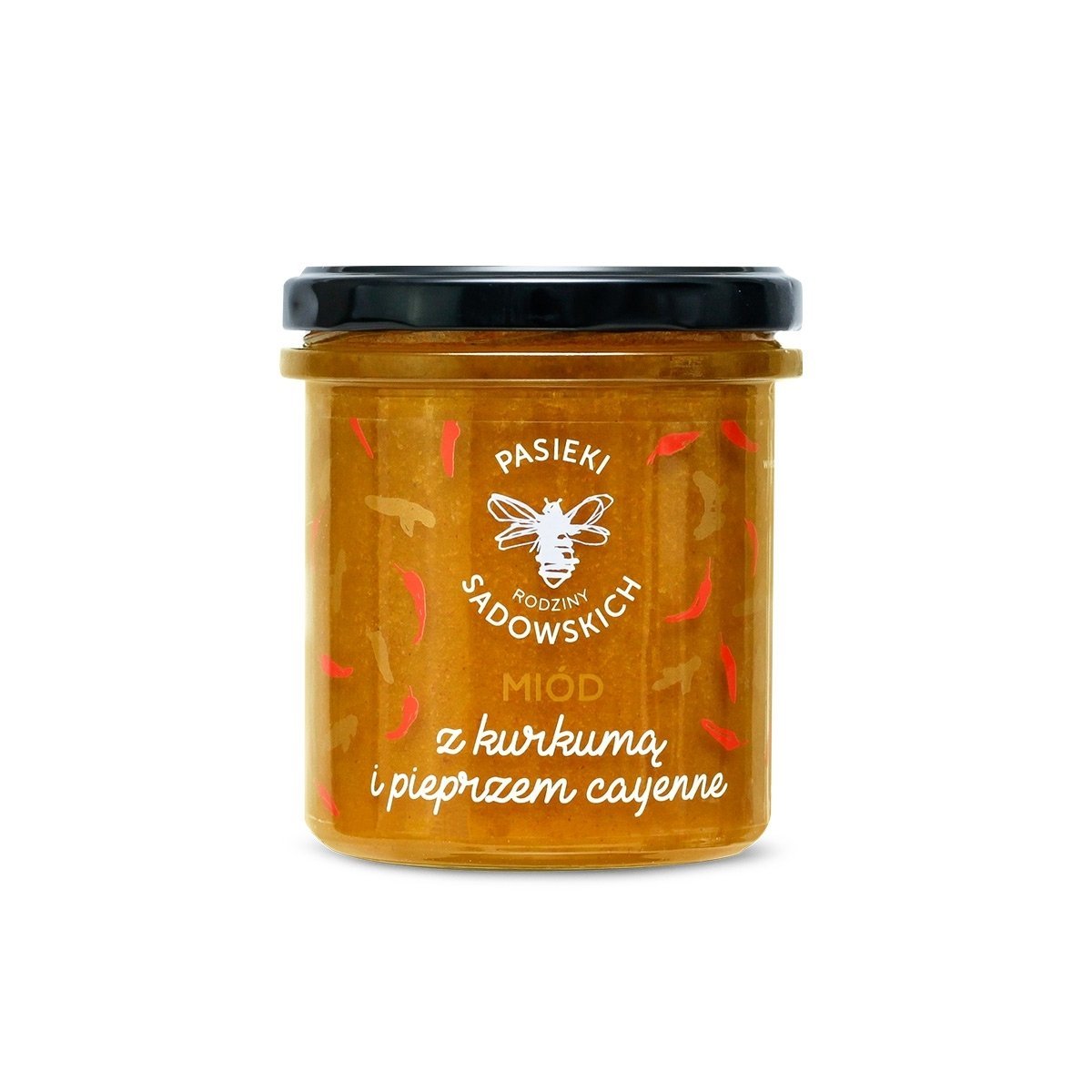 Honey with turmeric and cayenne pepper 430g - Sadowski Bee Gardens - Vesa Beauty