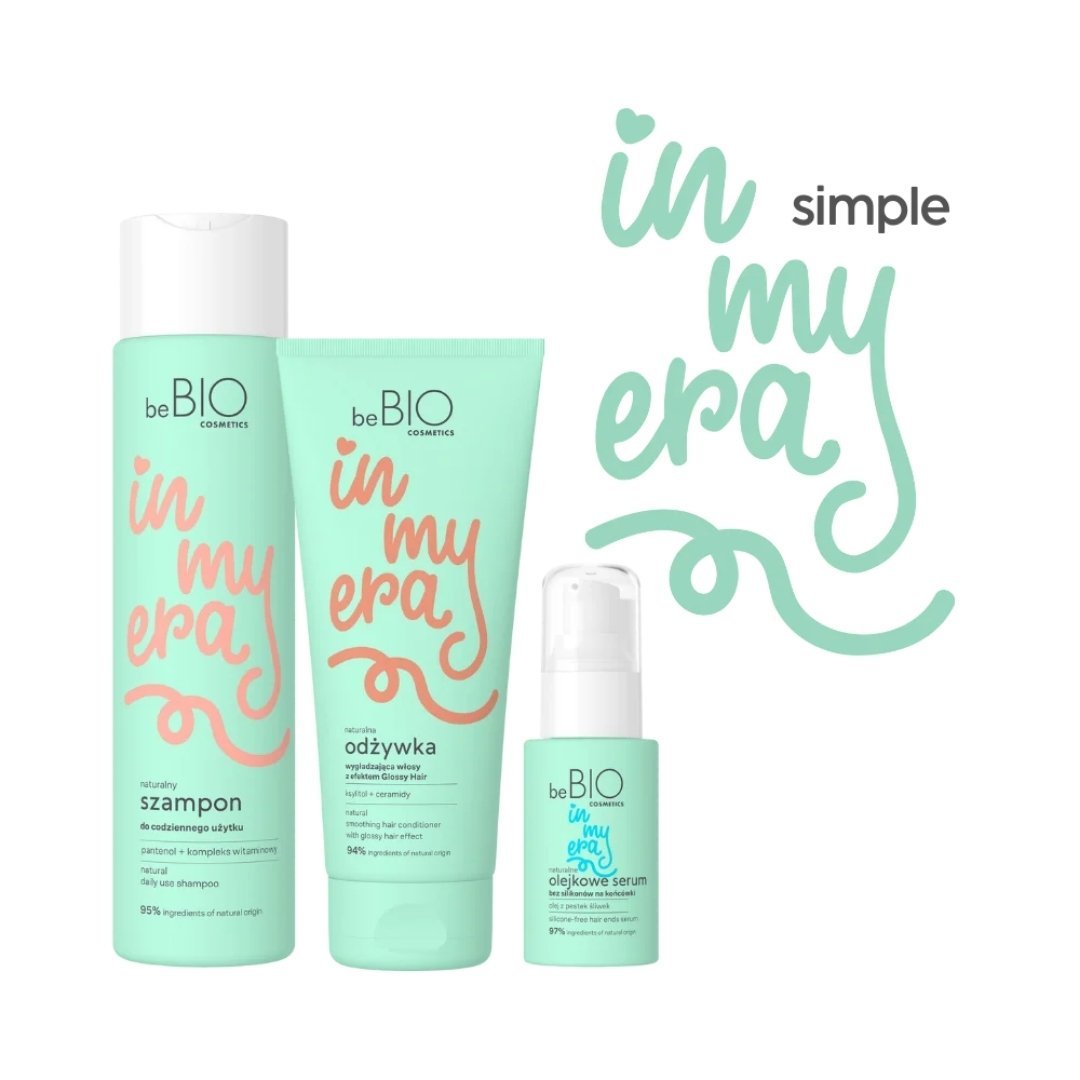 IN MY ERA Simple Hair Care Set - beBIO Ewa Chodakowska - Vesa Beauty