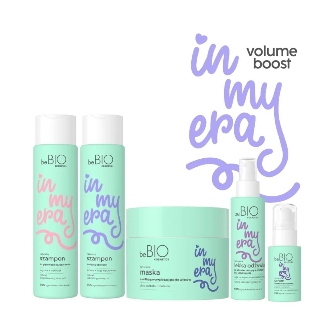 IN MY ERA Volume Boost Hair Care Set - beBIO Ewa Chodakowska - Vesa Beauty