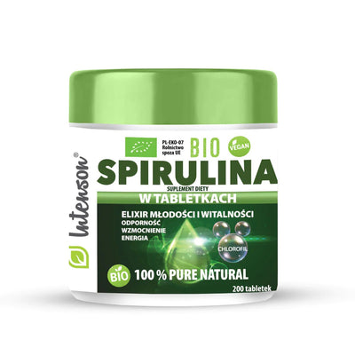 Intenson Bio Spirulina 100% 200tablets - Intenson - Vesa Beauty