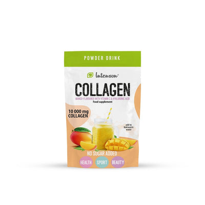 Intenson Collagen mango-flavored with Vit C & Hyaluron 10,9g - Intenson - Vesa Beauty