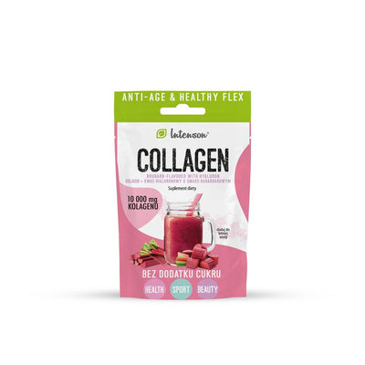 Intenson Collagen rhubarb-flavored with Hyaluron 11,5g - Intenson - Vesa Beauty