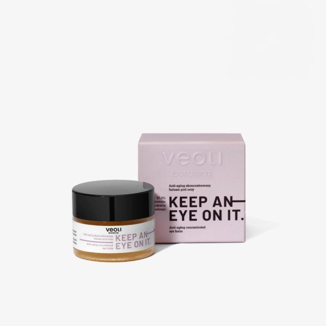 KEEP AN EYE ON IT anti - aging concentrated eye balm 15ml - Veoli Botanica - Vesa Beauty