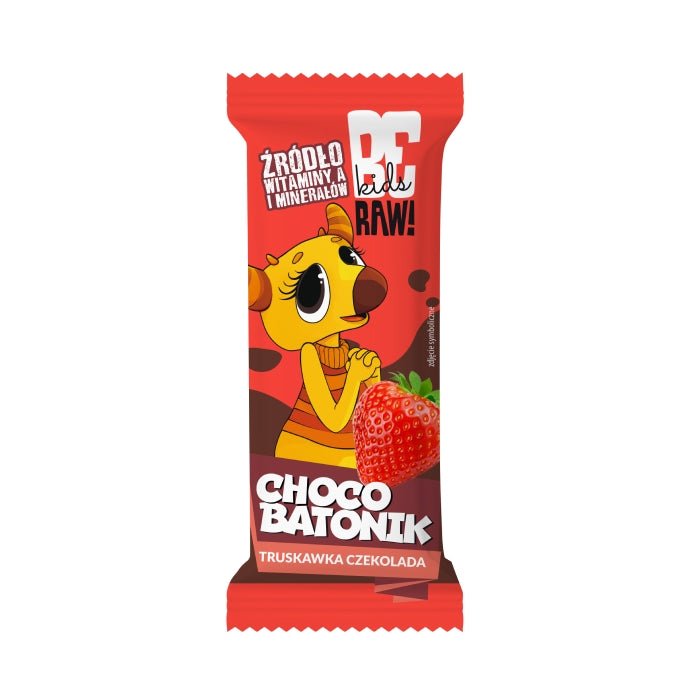 Kids Bar - Choco Strawberry 25g - Be Raw - Vesa Beauty