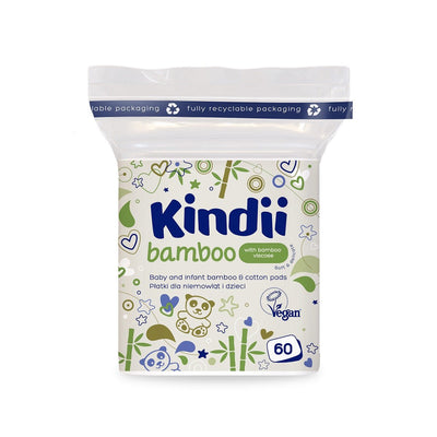Kindii Bamboo - Cotton pads for babies 60pcs - Kindii - Vesa Beauty