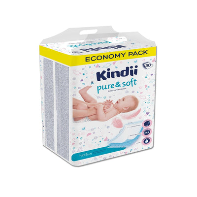 Kindii Pure & Soft - Underpads 30pcs (60x40) - Kindii - Vesa Beauty