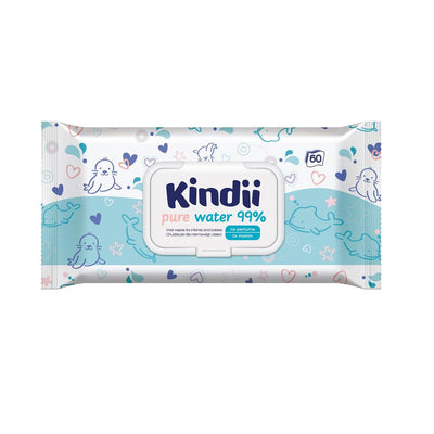 Kindii Pure Water 99% - Wet wipes 60pcs - Kindii - Vesa Beauty
