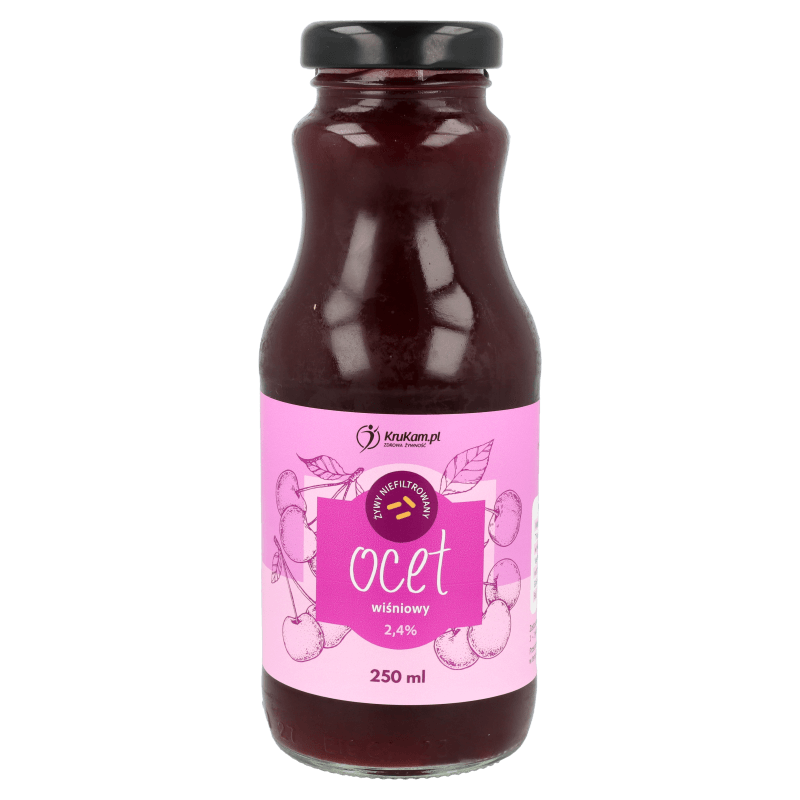 Krukam Cherry vinegar 250ml - Krukam - Vesa Beauty